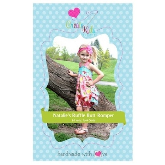 Create Kids Couture - Natalie’s Ruffle Butt Romper - Size 18M- Size 6 - Picture 1 of 2